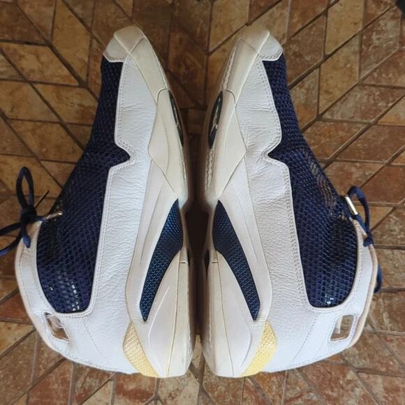 2002 Vintage Nike Air Jordan Jumpman Team Bizness 020810-LN3 Sz 10.5 White/Blue - Picture 7 of 10